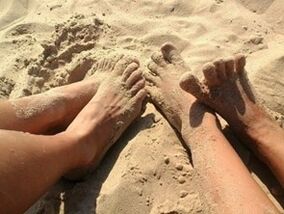 Infekcija stopala na plaži
